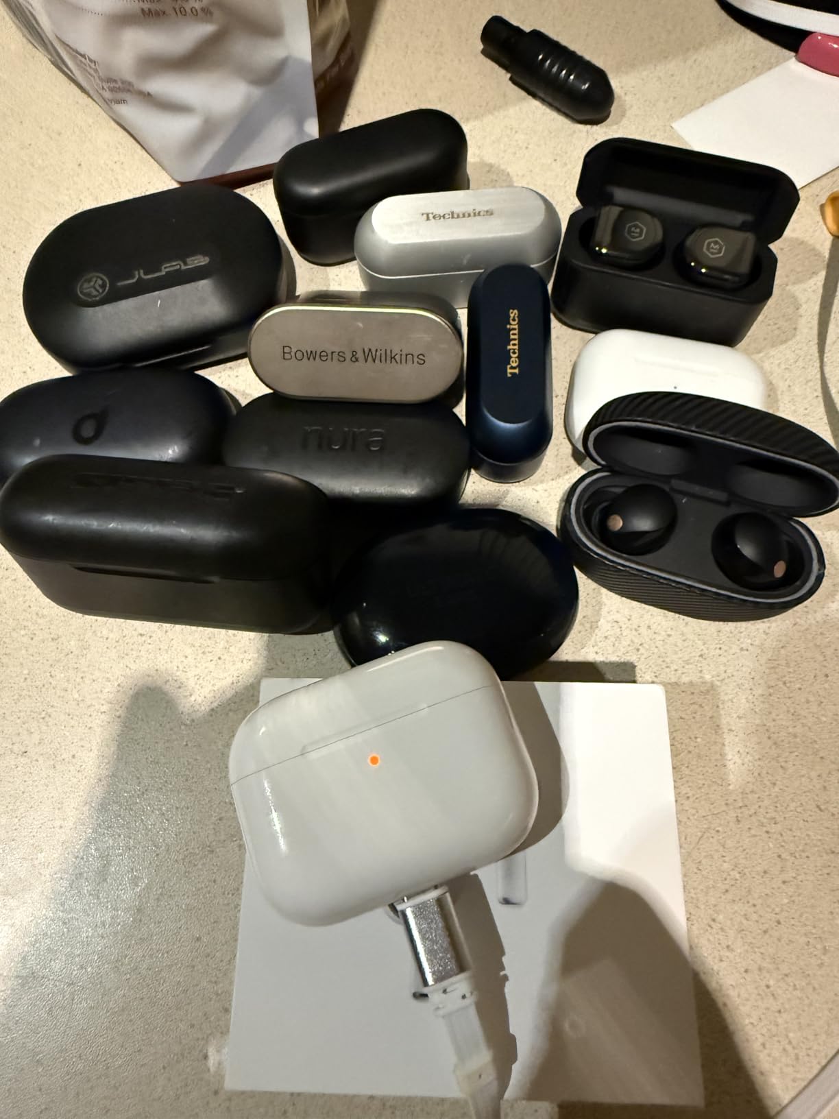 Apple AirPods Pro 3 Wireless Earbuds with Active Noise Cancellation | Live Translation, Heart Rate Sensing, Hearing Aid Feature, Bluetooth Headphones, Spatial Audio, USB-C Charging customer photo 2