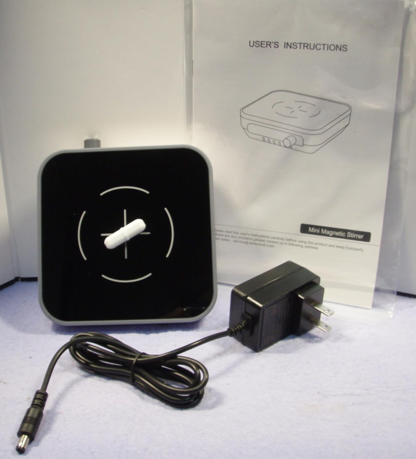 Lab Hot Plate Stirrer Magnetic Stirrer LCD 280℃ 5L 5.3in Stir Plate customer photo 1