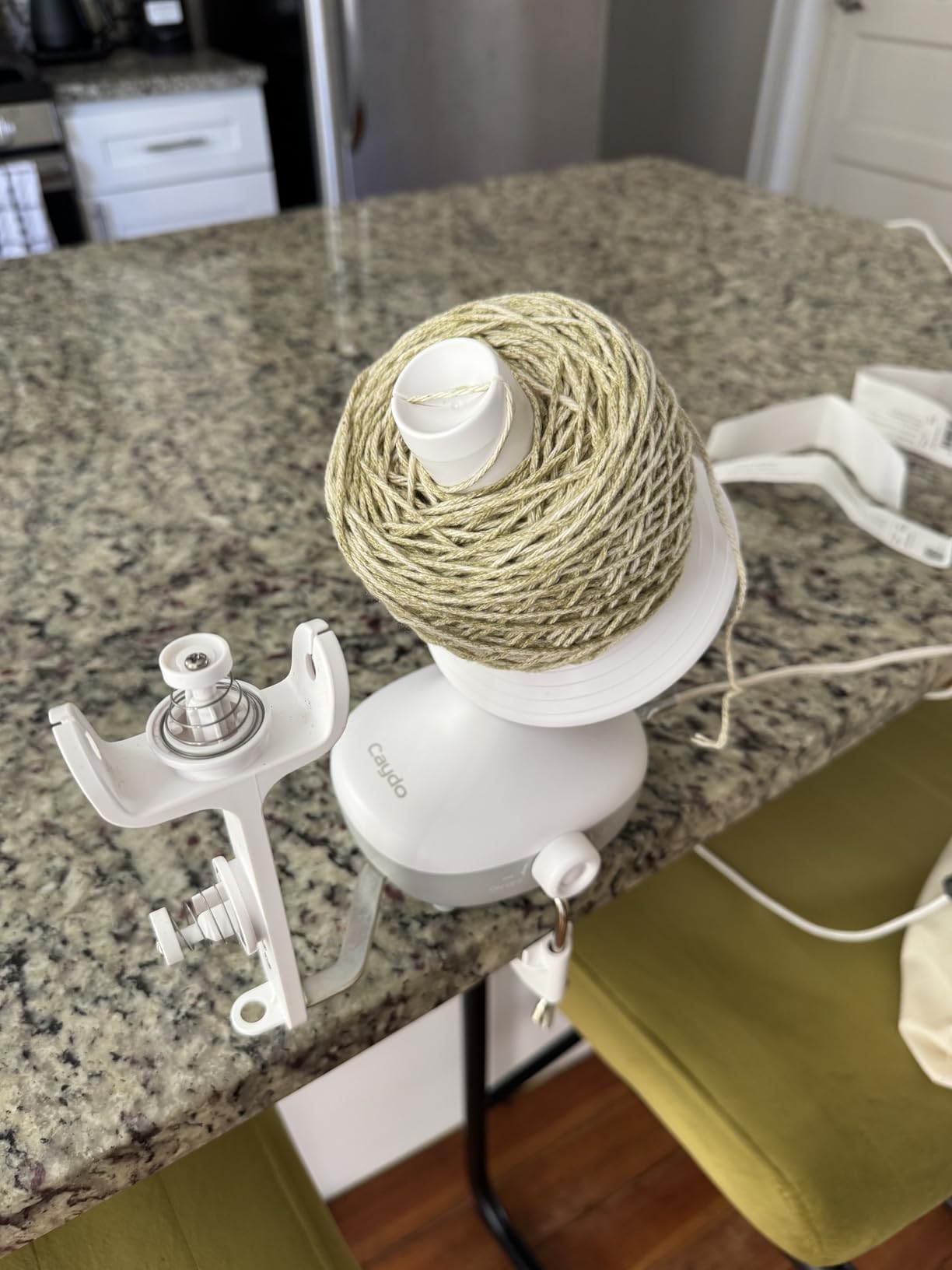 Caydo Electric Yarn Winder M1, Effortless Yarn Organizer for Crochet Lovers customer photo 2