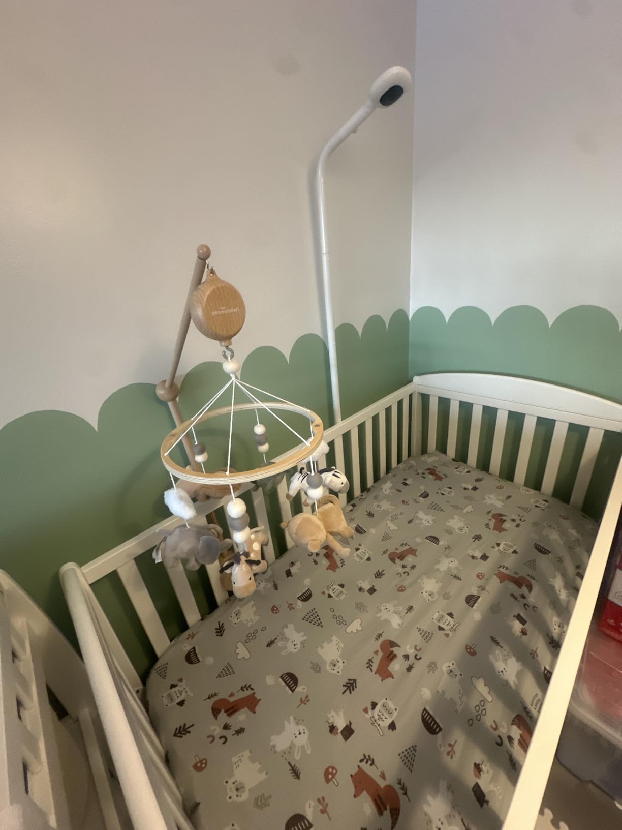 Nanit Smart Baby Video Monitor - Camera & Floor Stand - 1080p Wi-Fi Camera customer photo 2