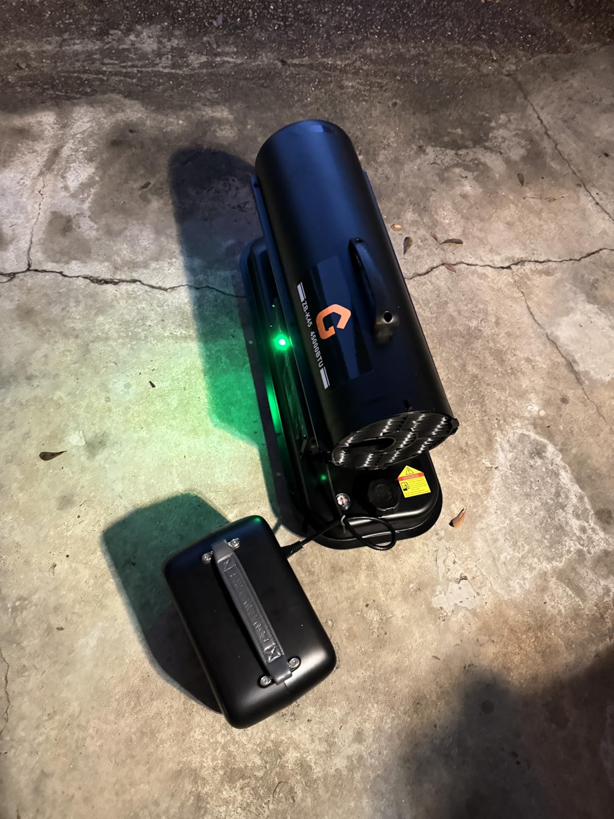 Garvee 175000 BTUs Kerosene/Diesel Forced Air Heater, Kerosene Fan Forced Heater with Thermostat Control for Warehouses, Construction, Workshops, 120V/60Hz customer photo 1