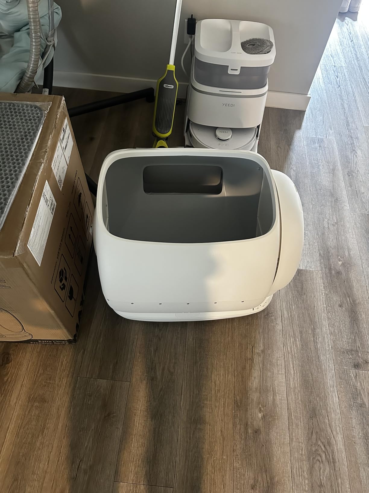 UBPET Self Cleaning Cat Litter Box, XXXL Automatic Litter Box for Multiple Cats, Weight Sensors Safety Protection, Smart APP Control, Odor Control, Works with Clumping/Bentonite Litter (XX-Large) customer photo 2
