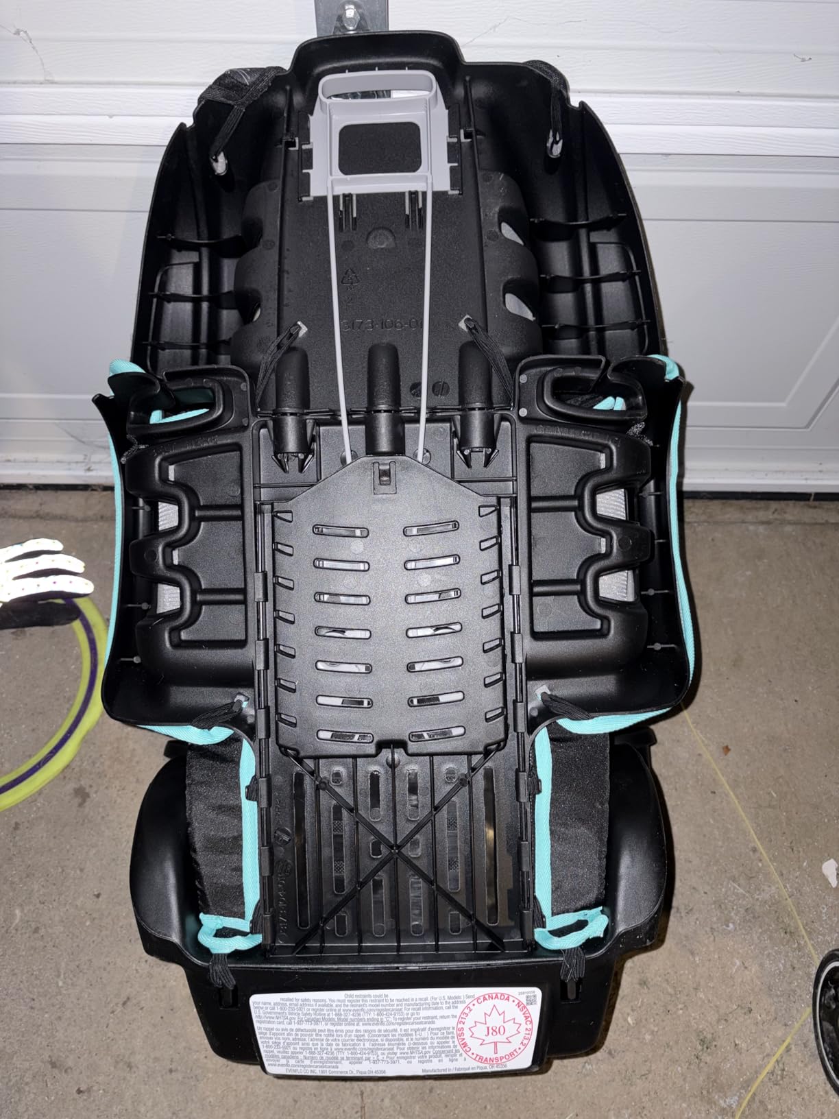 Evenflo GoTime LX Booster Car Seat (Astro Blue) customer photo 1