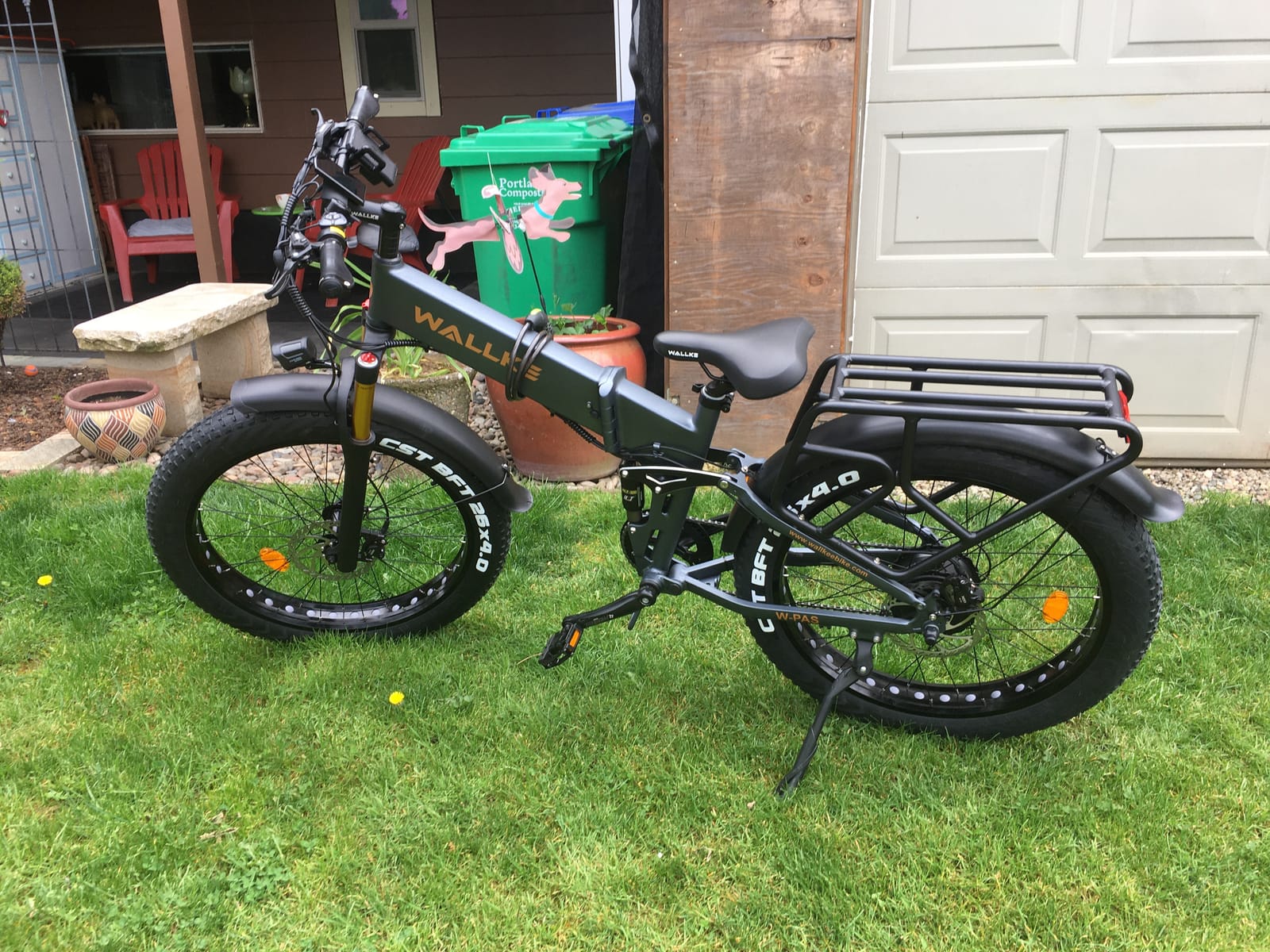 Wallke H7 AWD Dual Motor Electric Bike for Adults 4000W, 48V 40Ah Removable Battery, 38MPH Fast Fat Tire All Terrain Ebike, 7 Speed Full Suspension Stepthru E-Bicycle for Women Men, UL2849 Certified customer photo 1