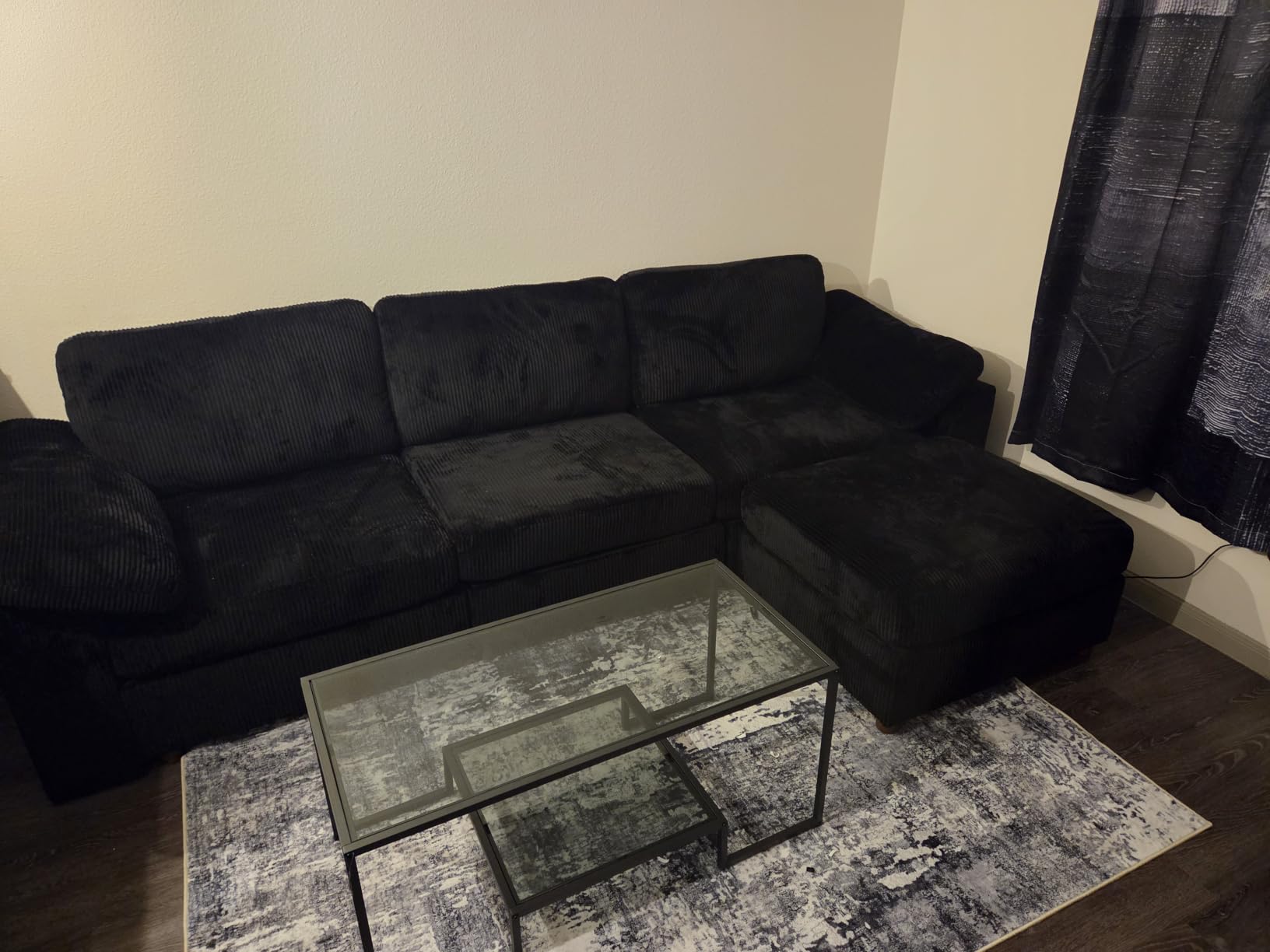 EASE MOOSE Oversized L Shape Sectional Modular Sofa,Wide Deep seat Sectional Sofa,Comfortable Grey Cloud Modular Sofa customer photo 2