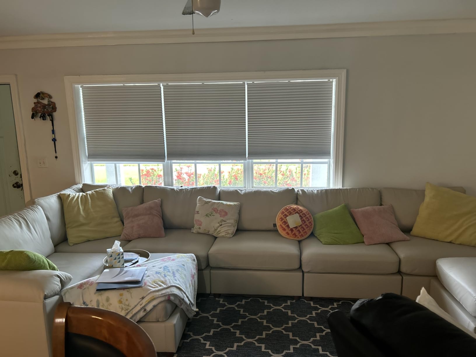EASE MOOSE Modular Sectional Sofa, U Shaped Scratch Resistant Couch, Beige customer photo 2
