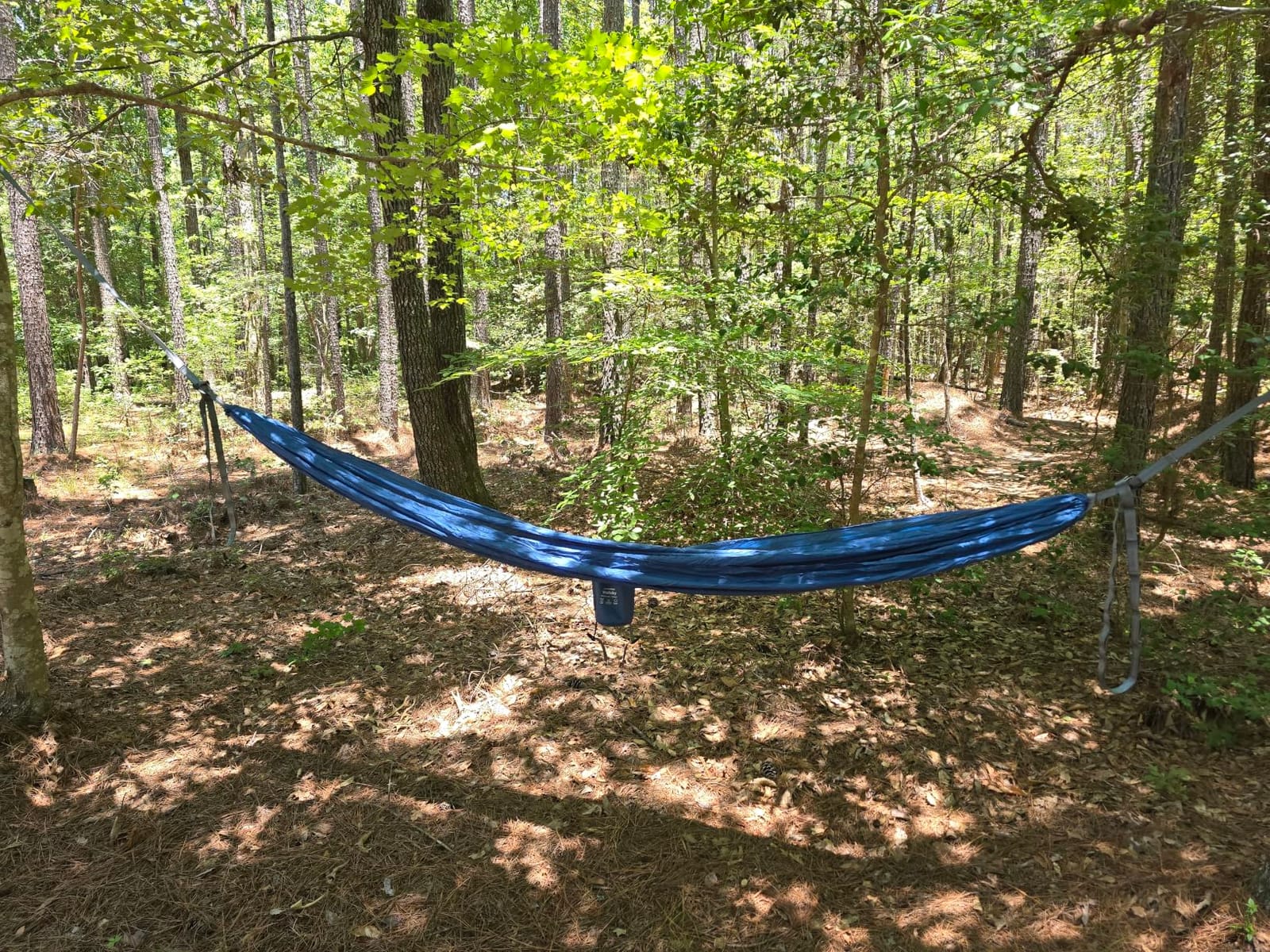 Kammok Wallaby Lightweight Hammock with Straps - Portable Hammock for Backyard, Park, Camping, Campus, Patios or Hiking - Built for Everyday Use - Durable Ripstop Nylon, Easy Setup - Glacier Blue customer photo 1