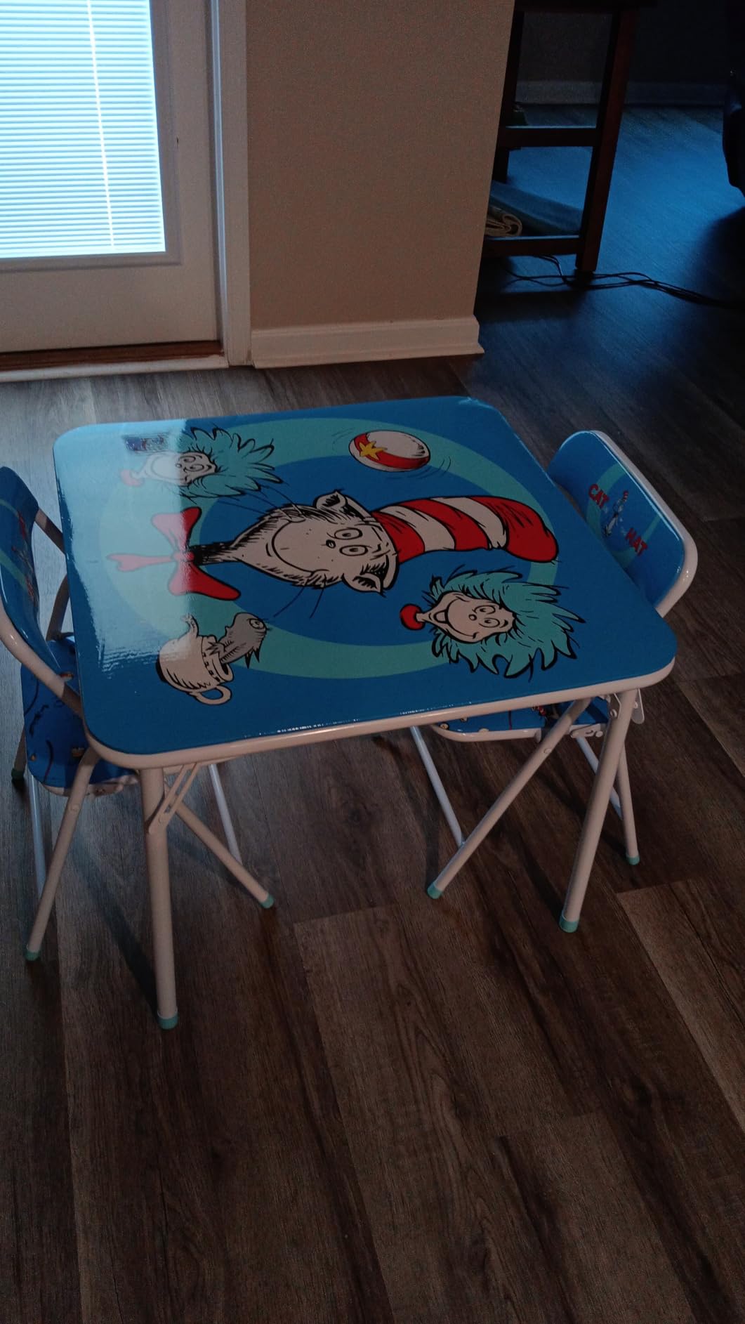 Disney Stitch Kids Activity Table and Chair Set, 3-Piece Folding Toddler Table with 2 Chairs, Padded Seats, Durable Frame for Play, Crafts & Snacks customer photo 1