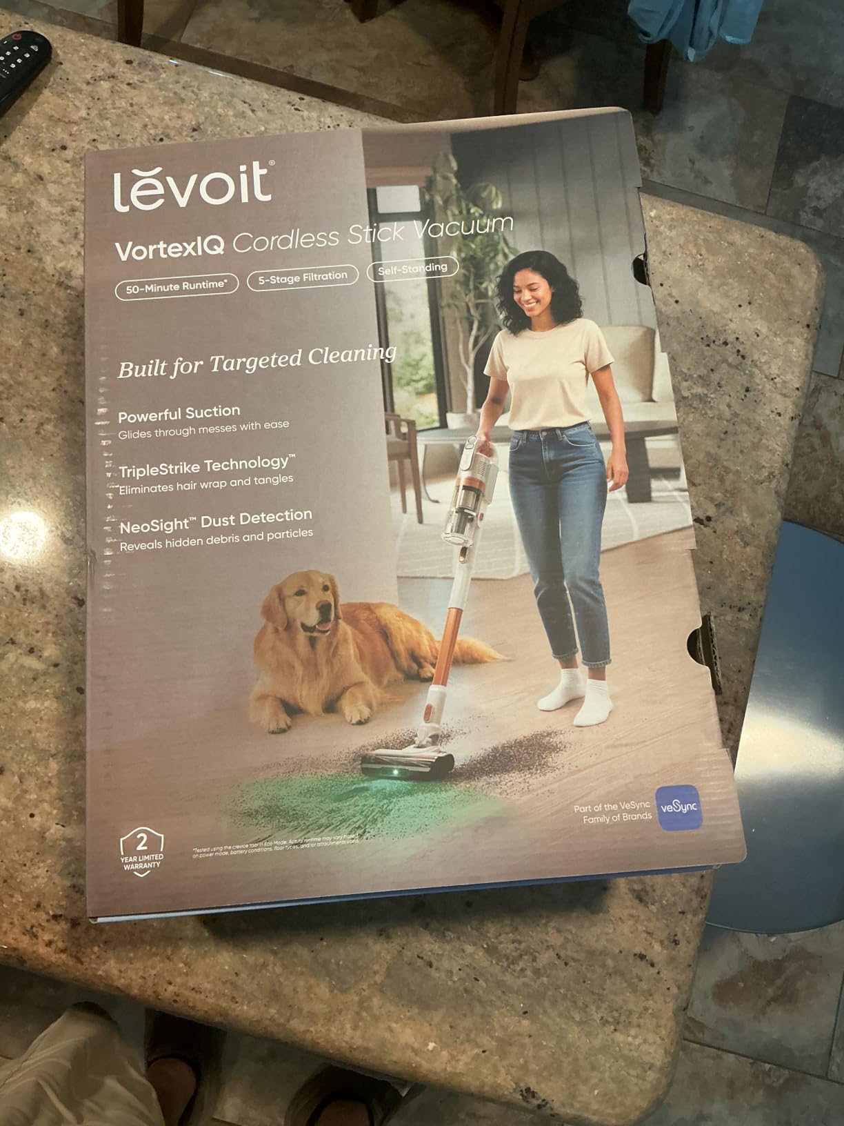 Levoit VortexIQ Cordless Vacuum Cleaner for Pet Hair, 50-Min Runtime customer photo 2