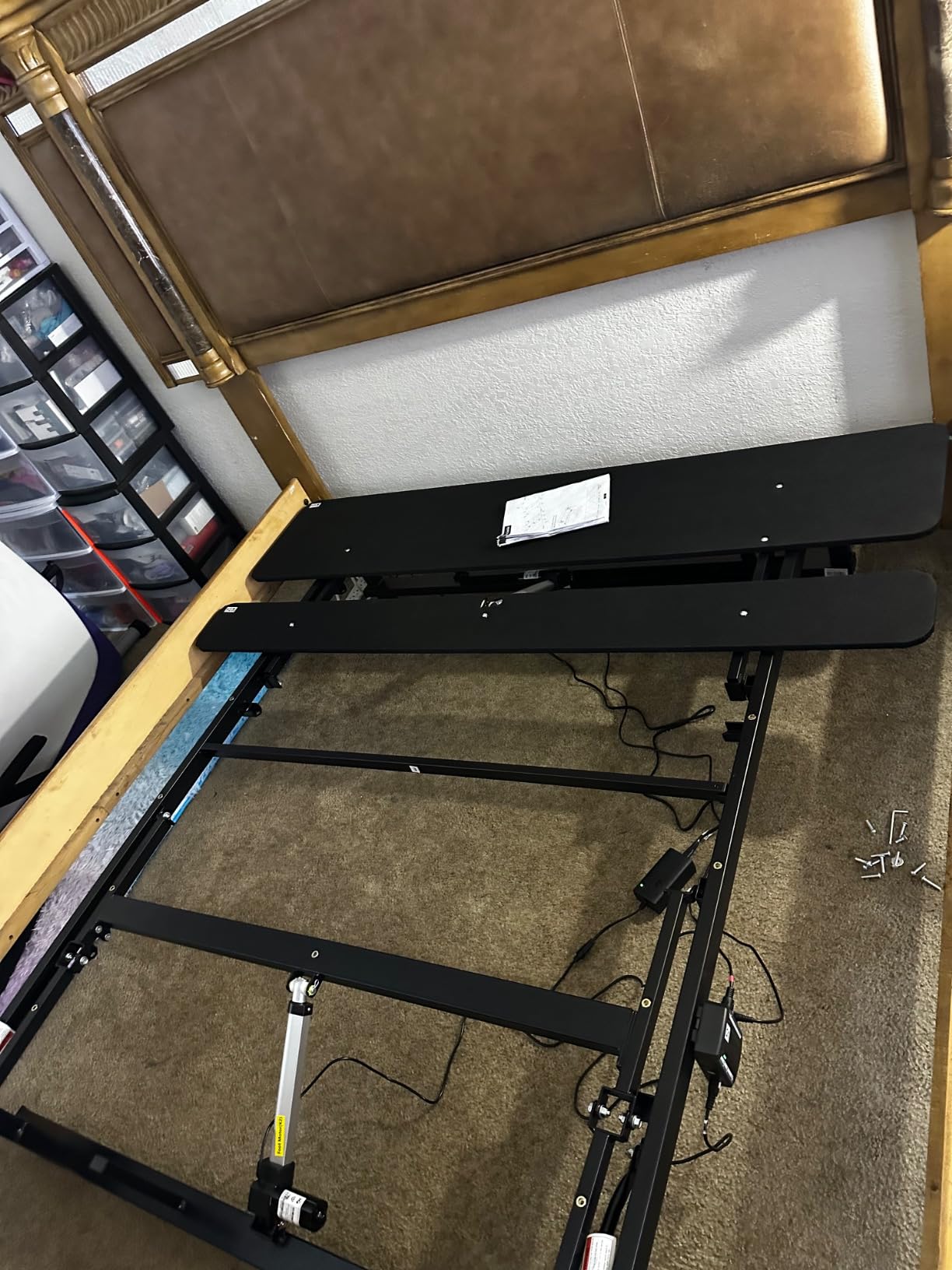 Mixcous King Adjustable Bed Frame with Zero Gravity Heavy Duty 750 lbs | Electric Base with Wireless Remote for Back Pain Relief, Anti-Snore & Head/Foot Incline, Quiet Motor, Easy Assembly customer photo 2
