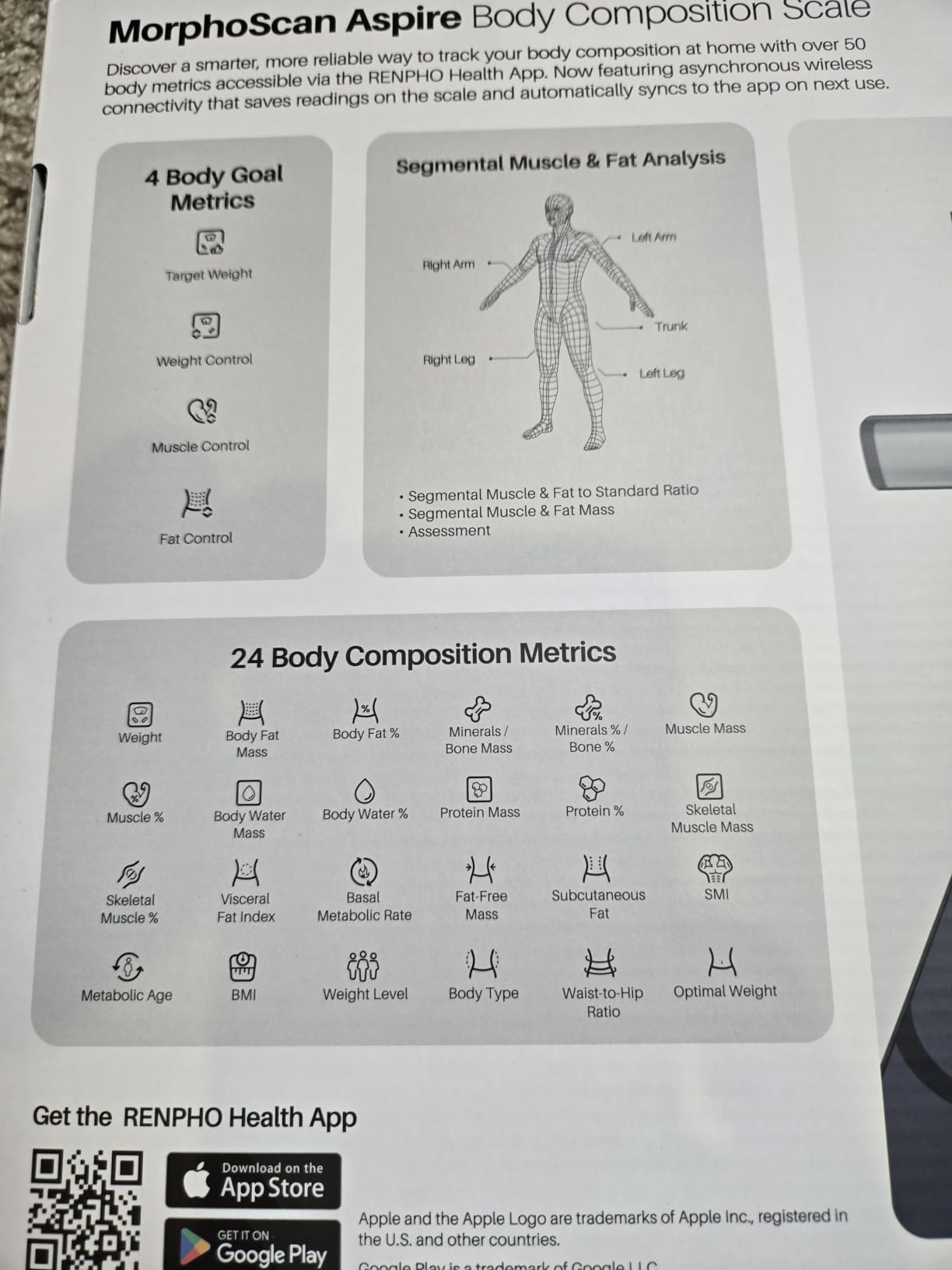RENPHO Smart Scale with Large Handle Display, Wi-Fi & Wireless Connection customer photo 1