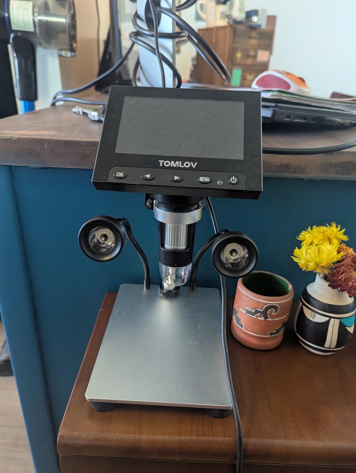 TOMLOV Compound Microscope with Coarse & Fine Focus for Students, 40X-2000X customer photo 1
