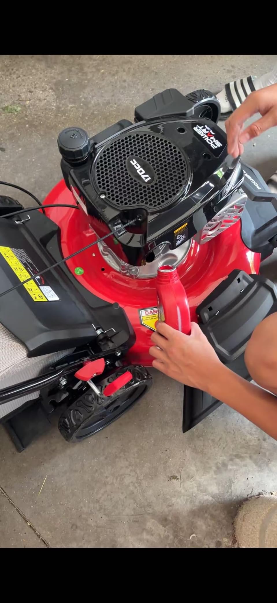 PowerSmart 22-Inch Self Propelled Gas Lawn Mower, 170cc 4-Cycle OHV Engine, 3-in-1 Mulch/Bag/Rear Discharge, 6 Cutting Heights customer photo 1