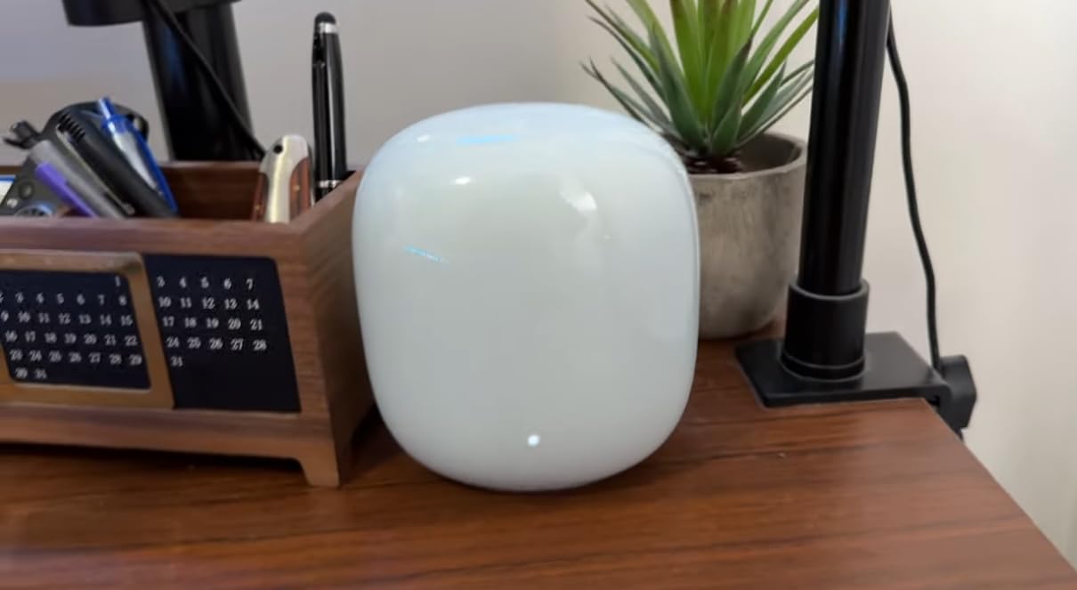 Google Nest WiFi Pro - Wi-Fi 6E - Reliable Home Wi-Fi System with Fast Speed and Whole Home Coverage - WPS - Mesh Router - Non-Retail Packaging - Fog customer photo 2