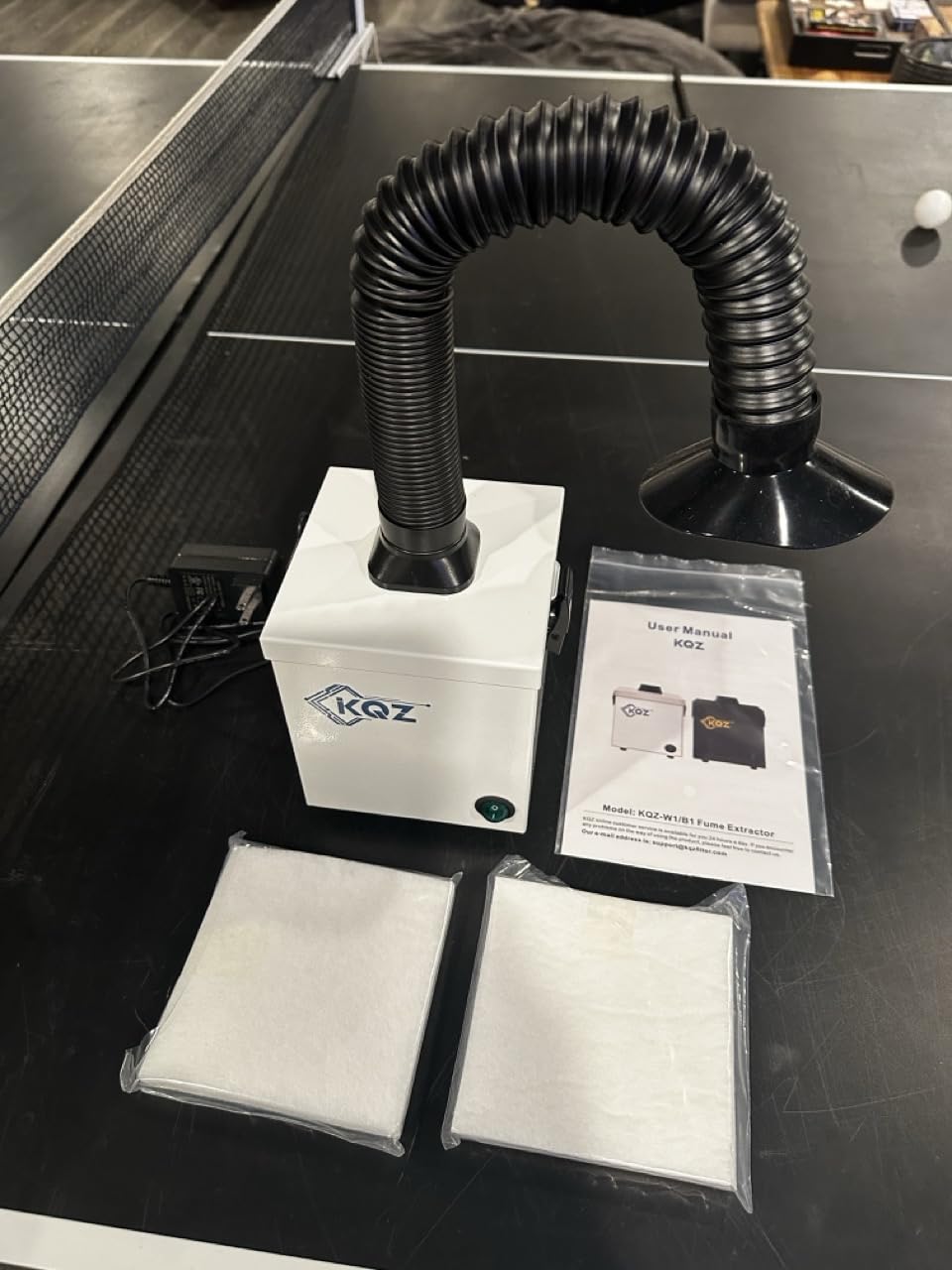 KQZ B1 Solder Fume Extractor 168m³/h Smoke Absorber with H13 HEPA customer photo 1