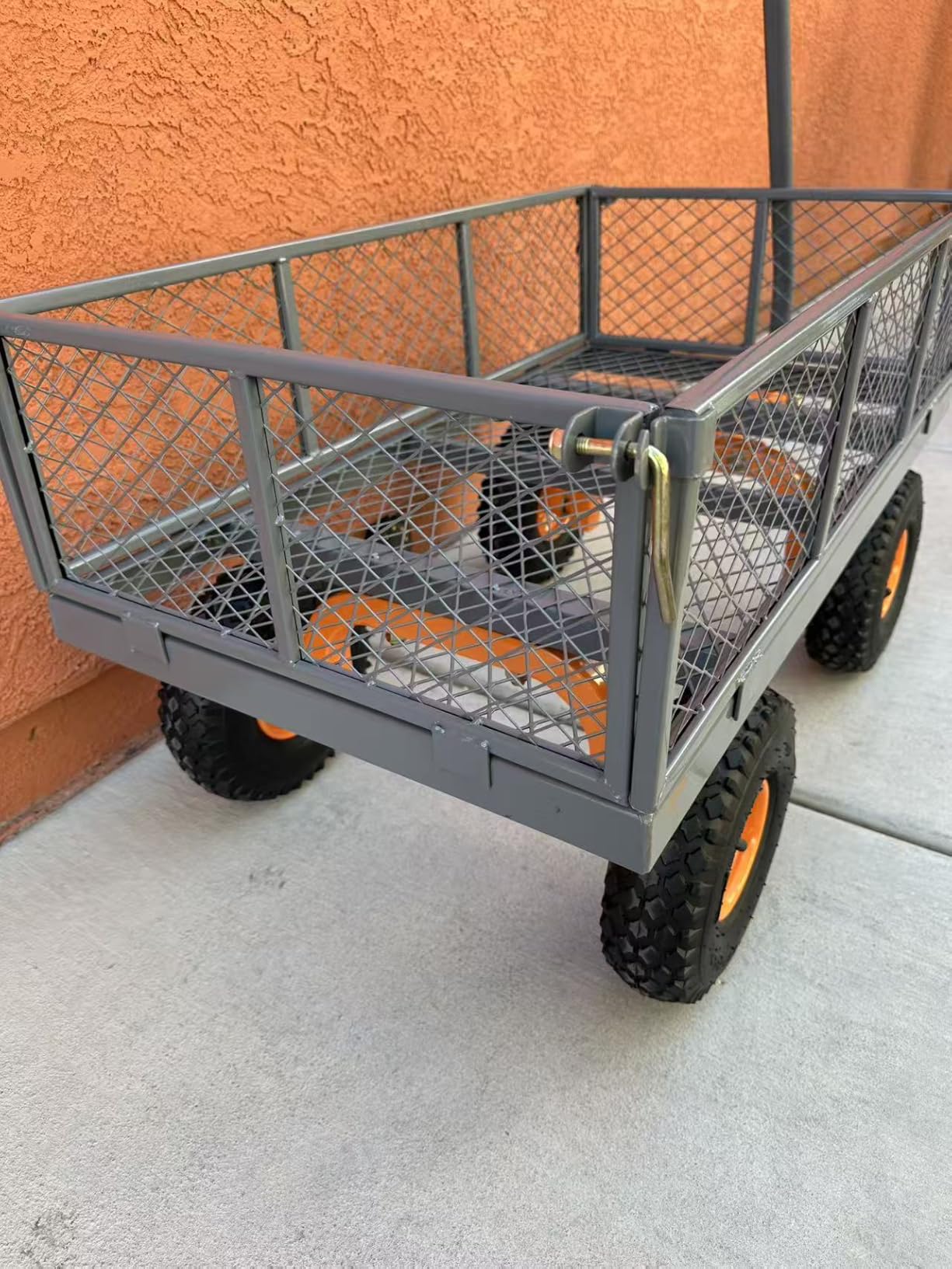 Etoolab Steel Garden Cart 1000 Lbs Capacity with 10