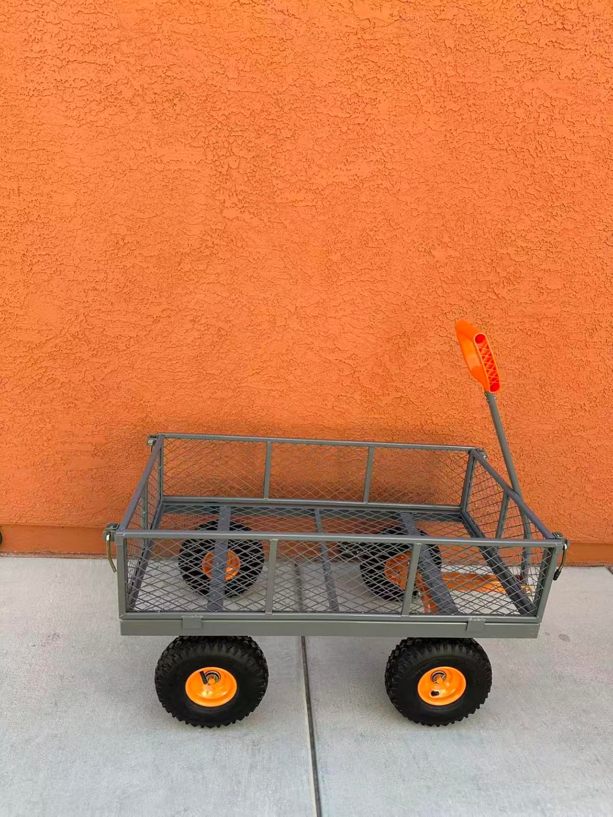 Etoolab Steel Garden Cart 1000 Lbs Capacity with 10