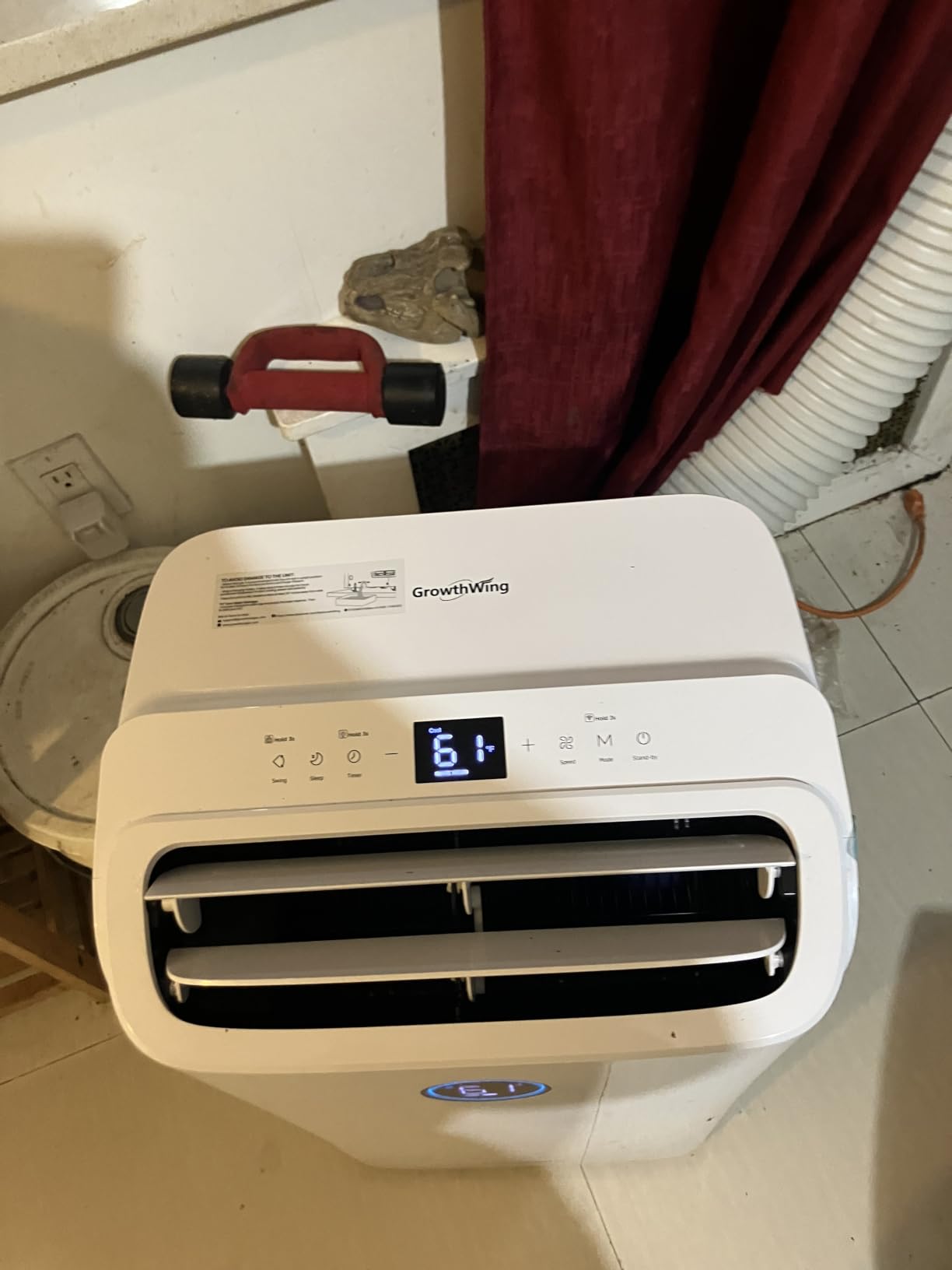 14,000 BTU Smart WiFi Portable Air Conditioner, Cools up to 700 Sq.Ft, Auto-Evaporation, 3-in-1 Modes, Voice & Remote Control, Quiet Operation, White customer photo 1