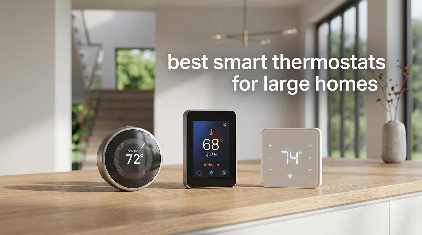 best smart thermostats for large homes
