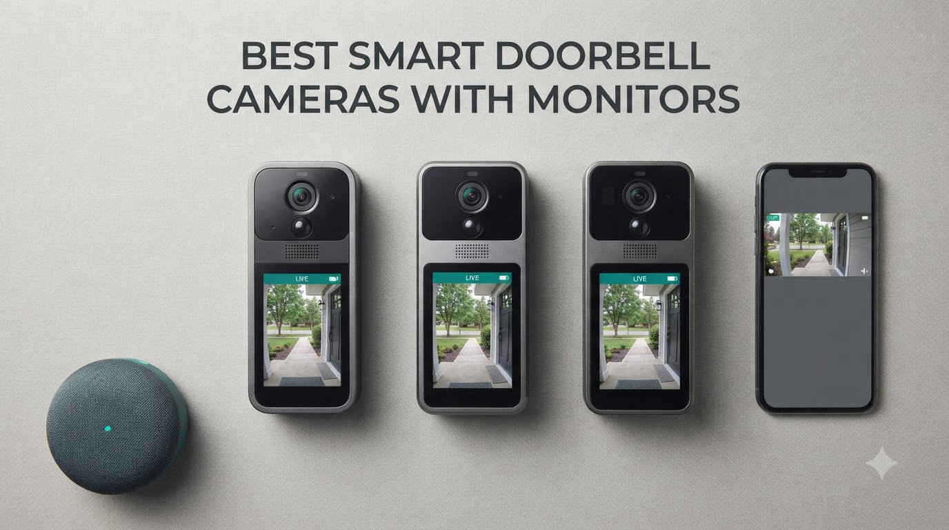 best smart doorbell cameras with monitors