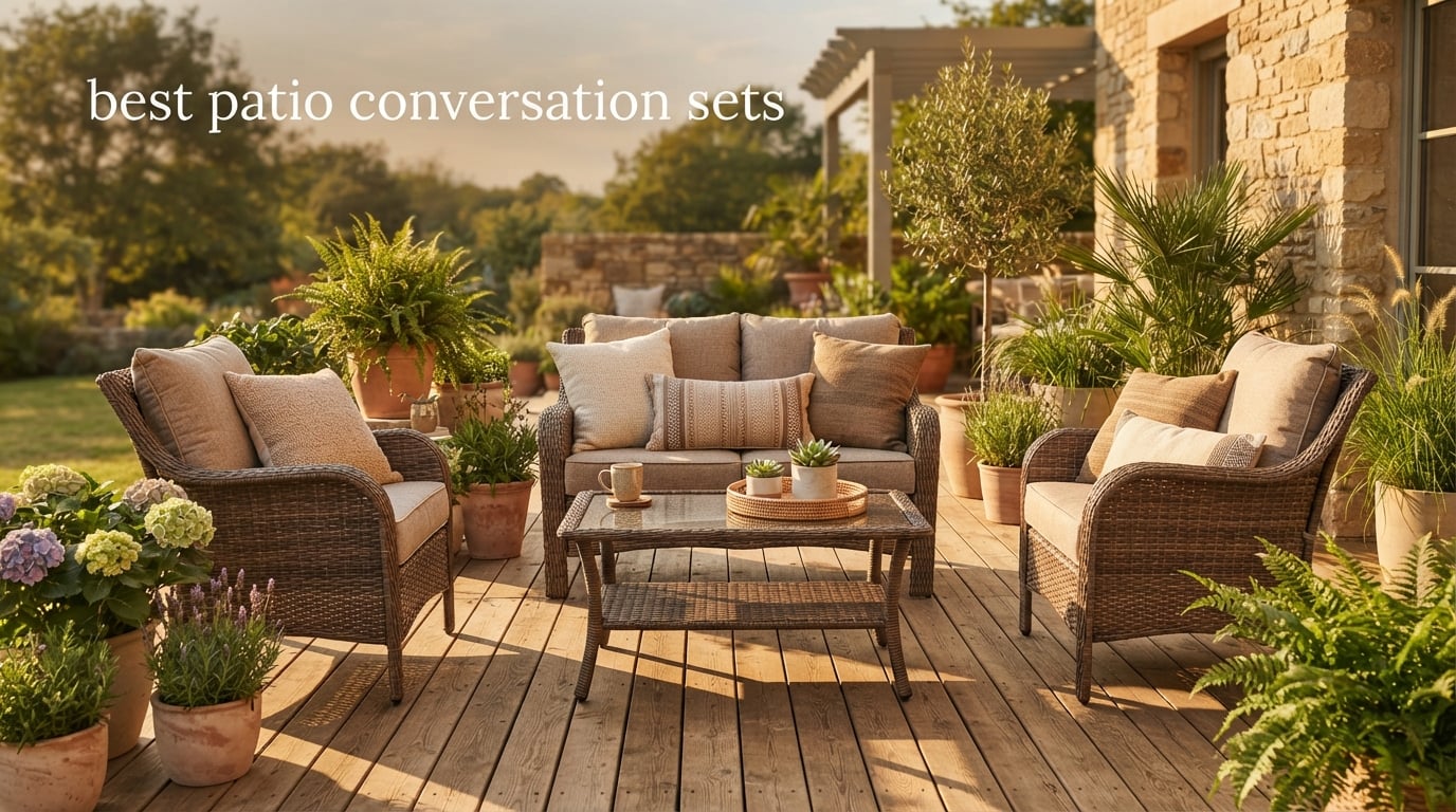 best patio conversation sets