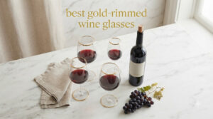 best gold-rimmed wine glasses
