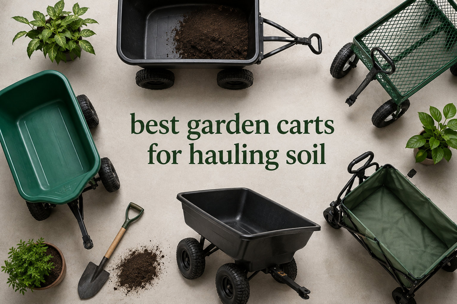 best garden carts for hauling soil