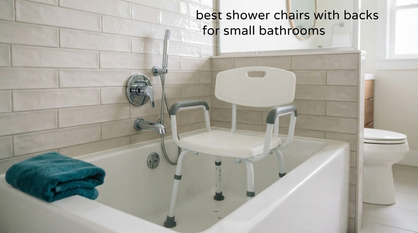 best shower chairs with backs for small bathrooms