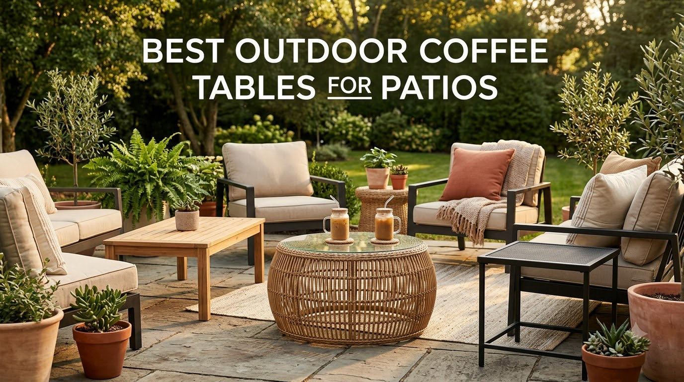 best outdoor coffee tables for patios
