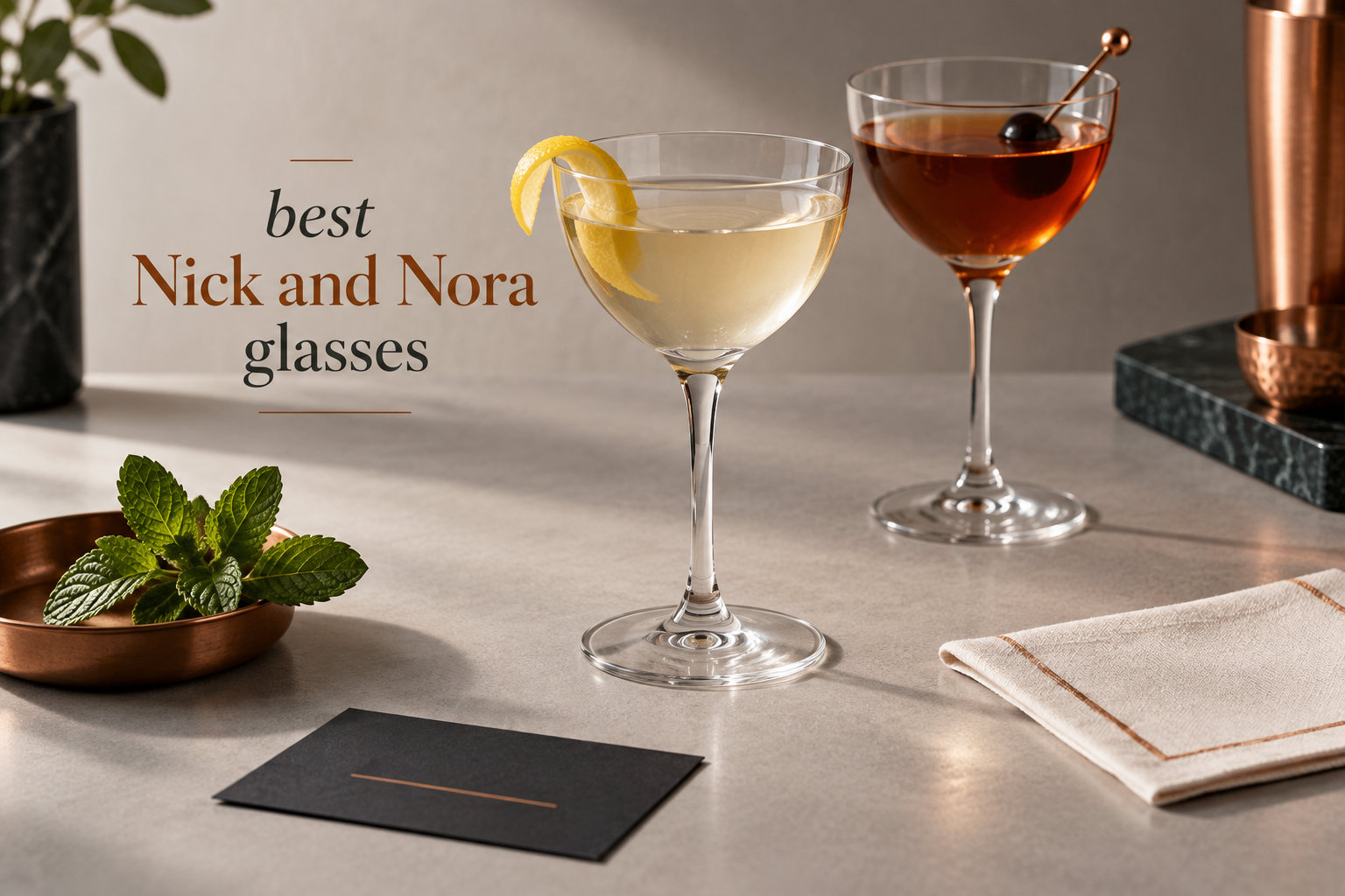 best Nick and Nora glasses