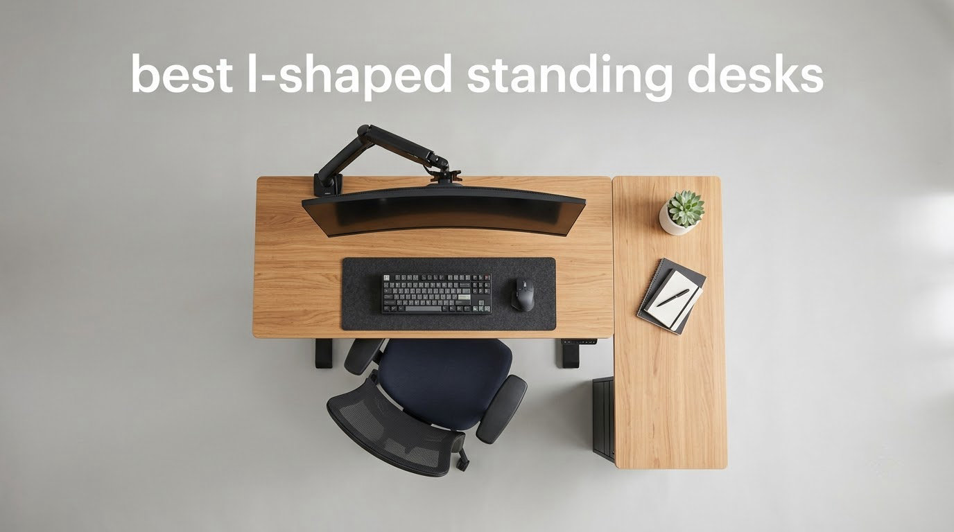 best l-shaped standing desks