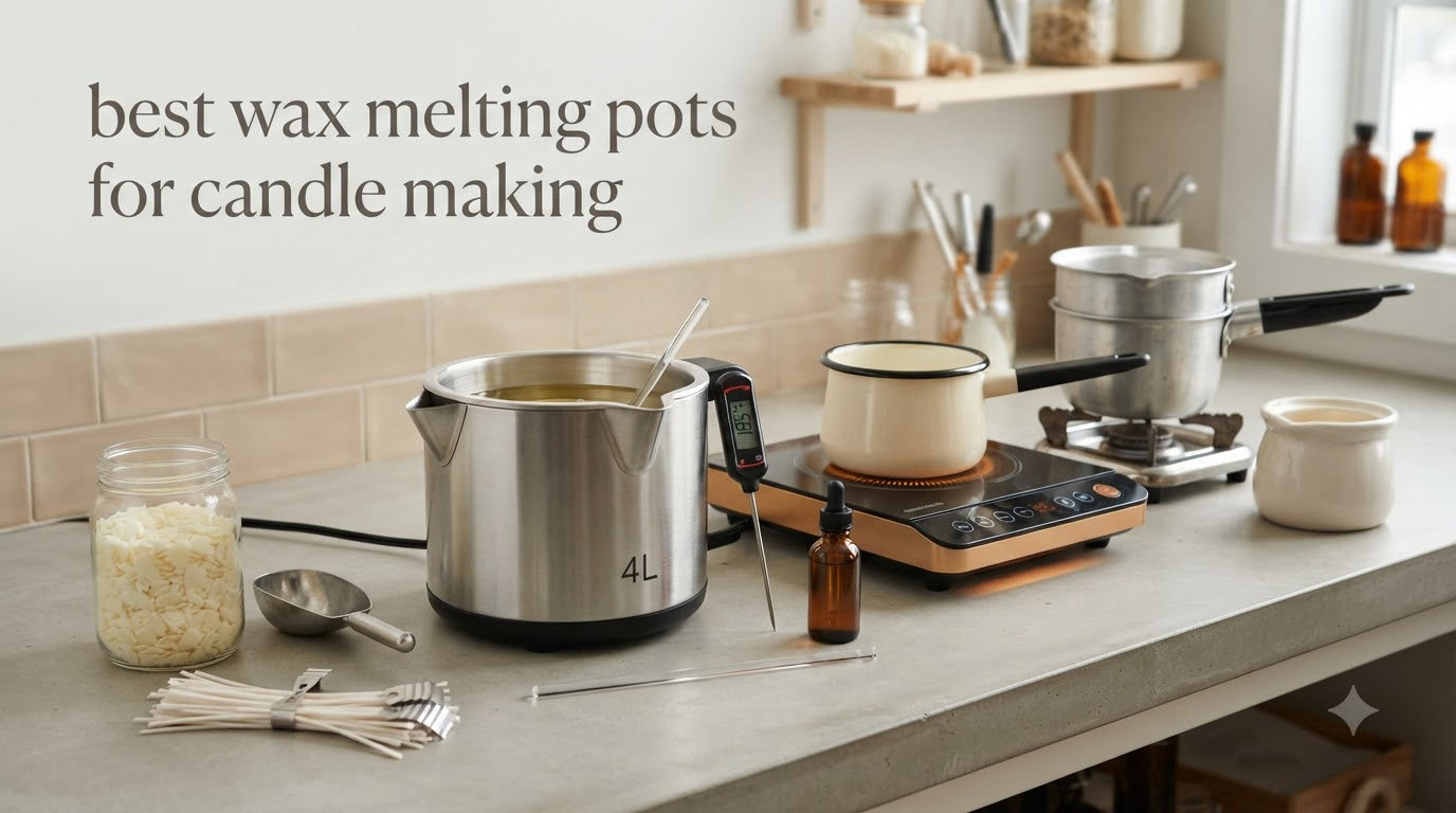 best wax melting pots for candle making