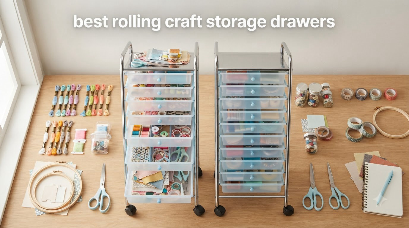 best rolling craft storage drawers