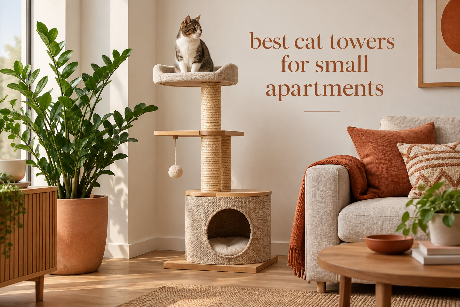 best cat towers for small apartments