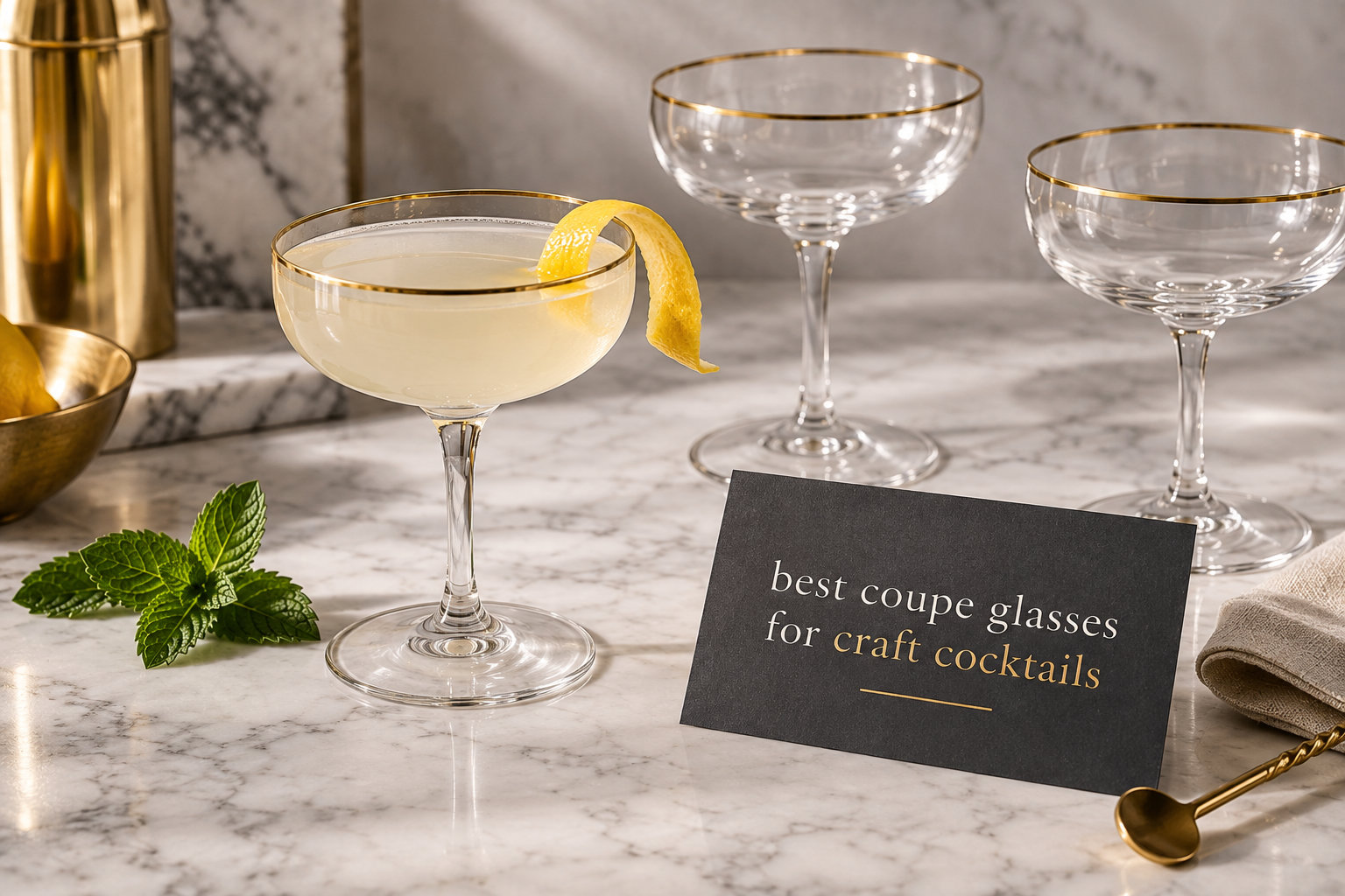 best coupe glasses for craft cocktails