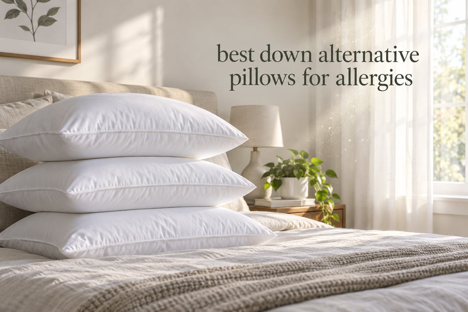 best down alternative pillows for allergies