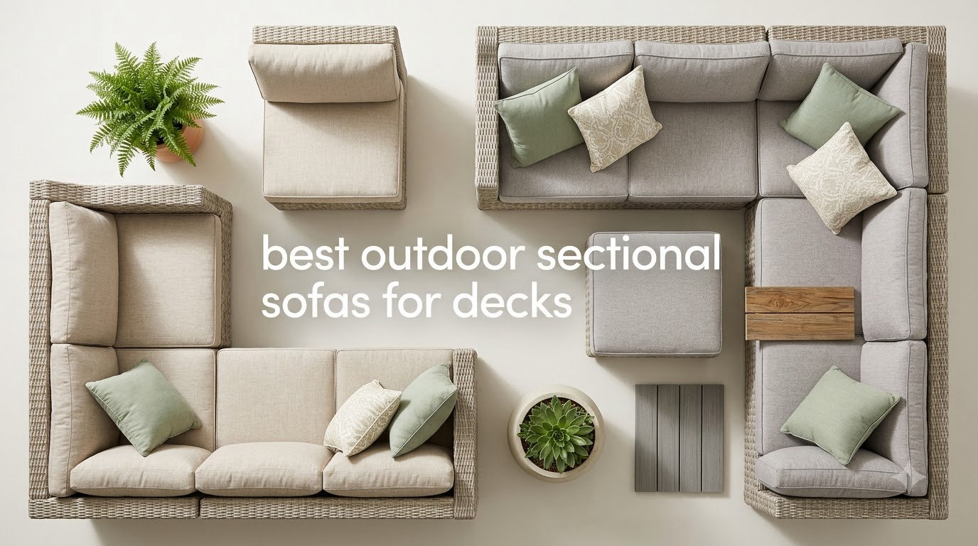 best outdoor sectional sofas for decks