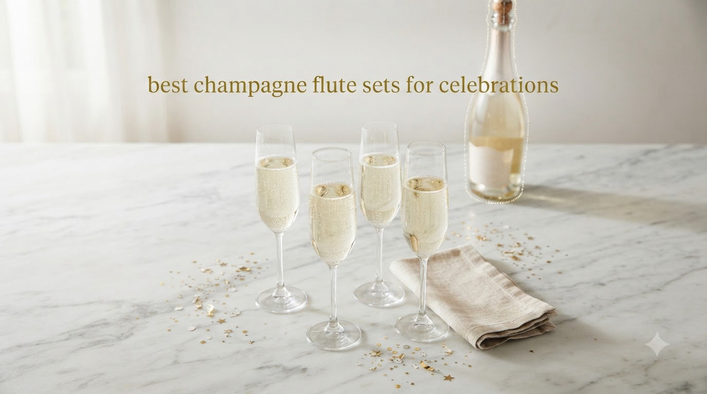 best champagne flute sets for celebrations