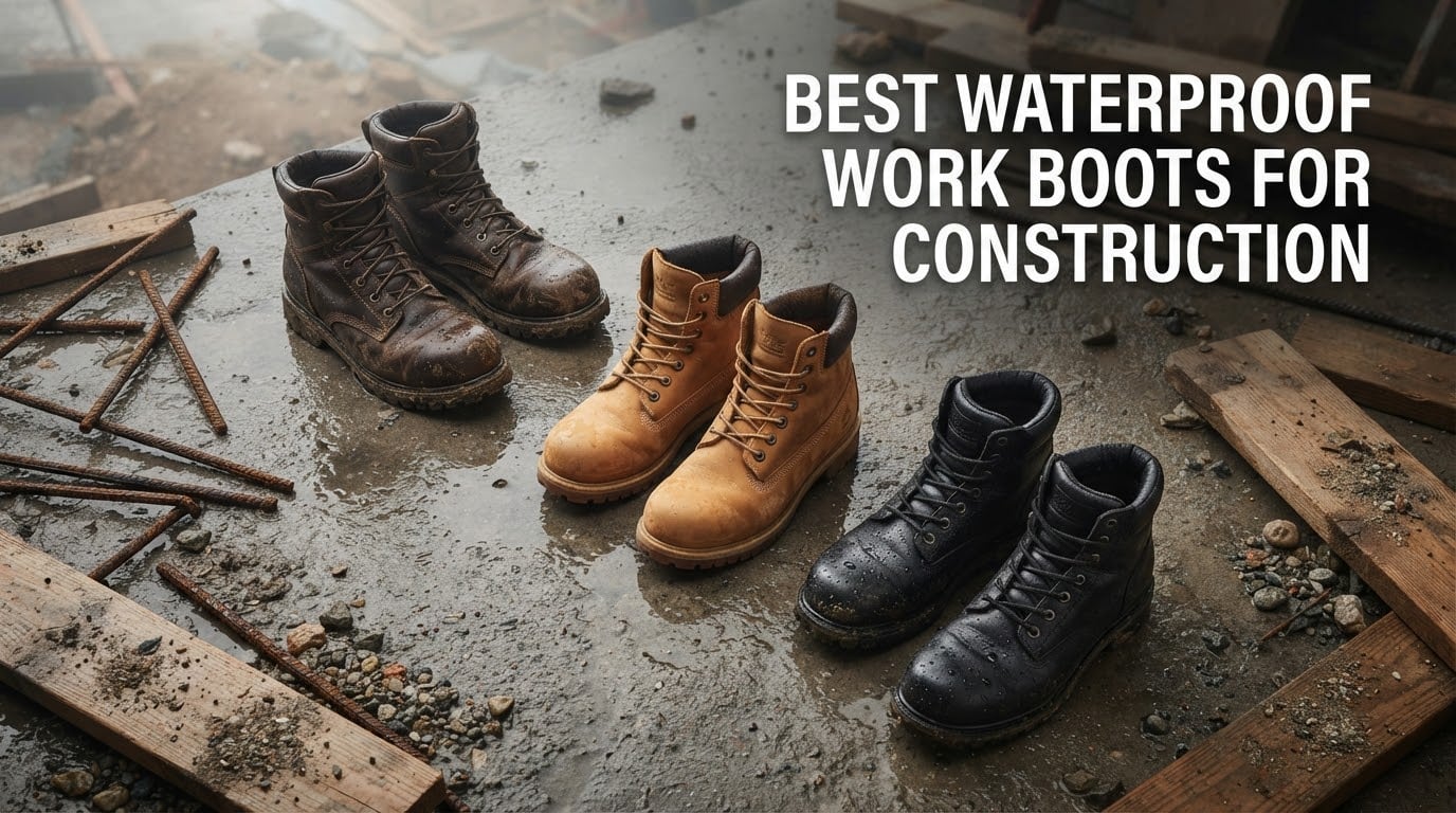best waterproof work boots for construction