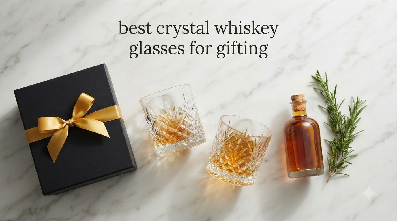 best crystal whiskey glasses for gifting