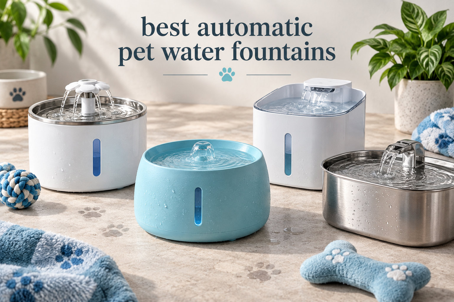 best automatic pet water fountains