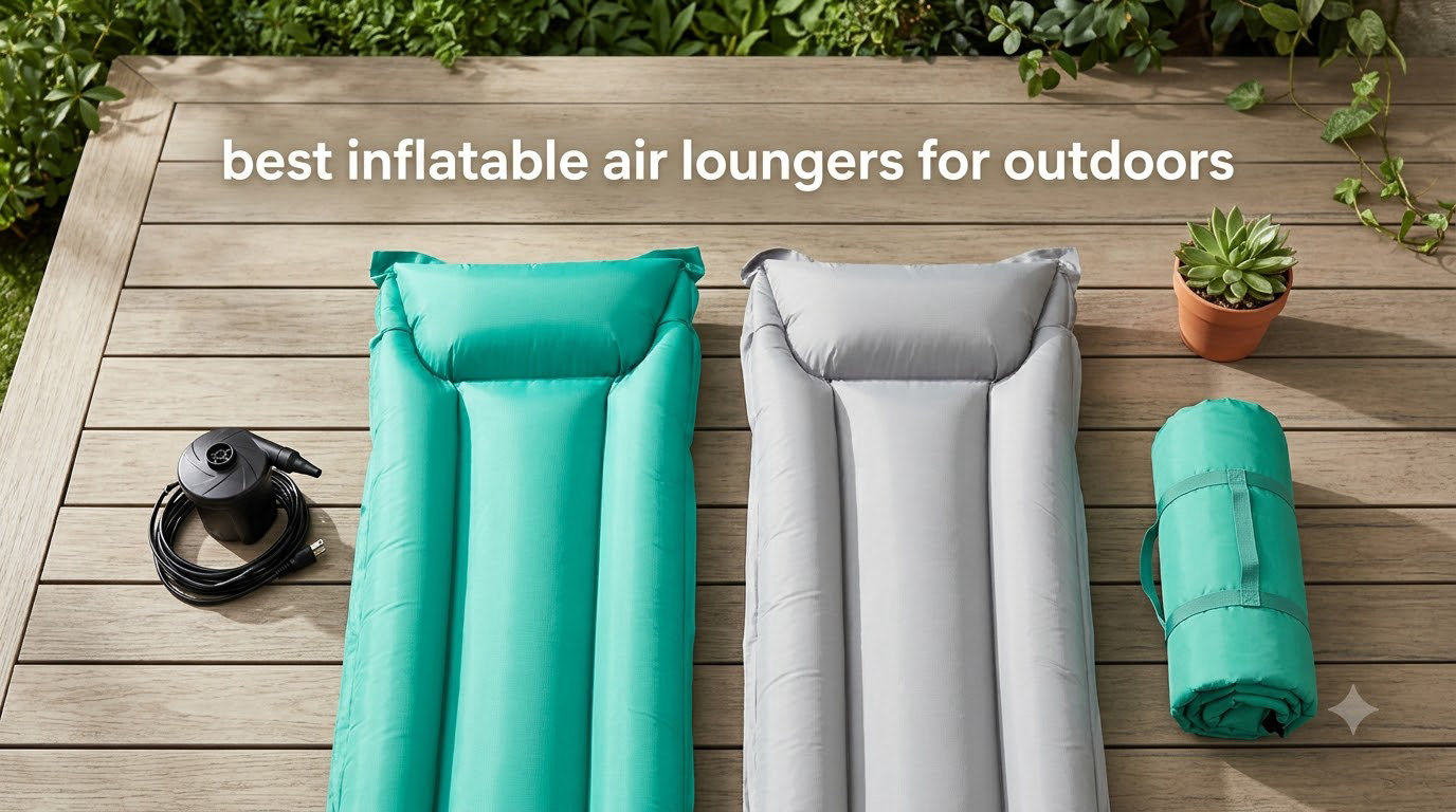best inflatable air loungers for outdoors