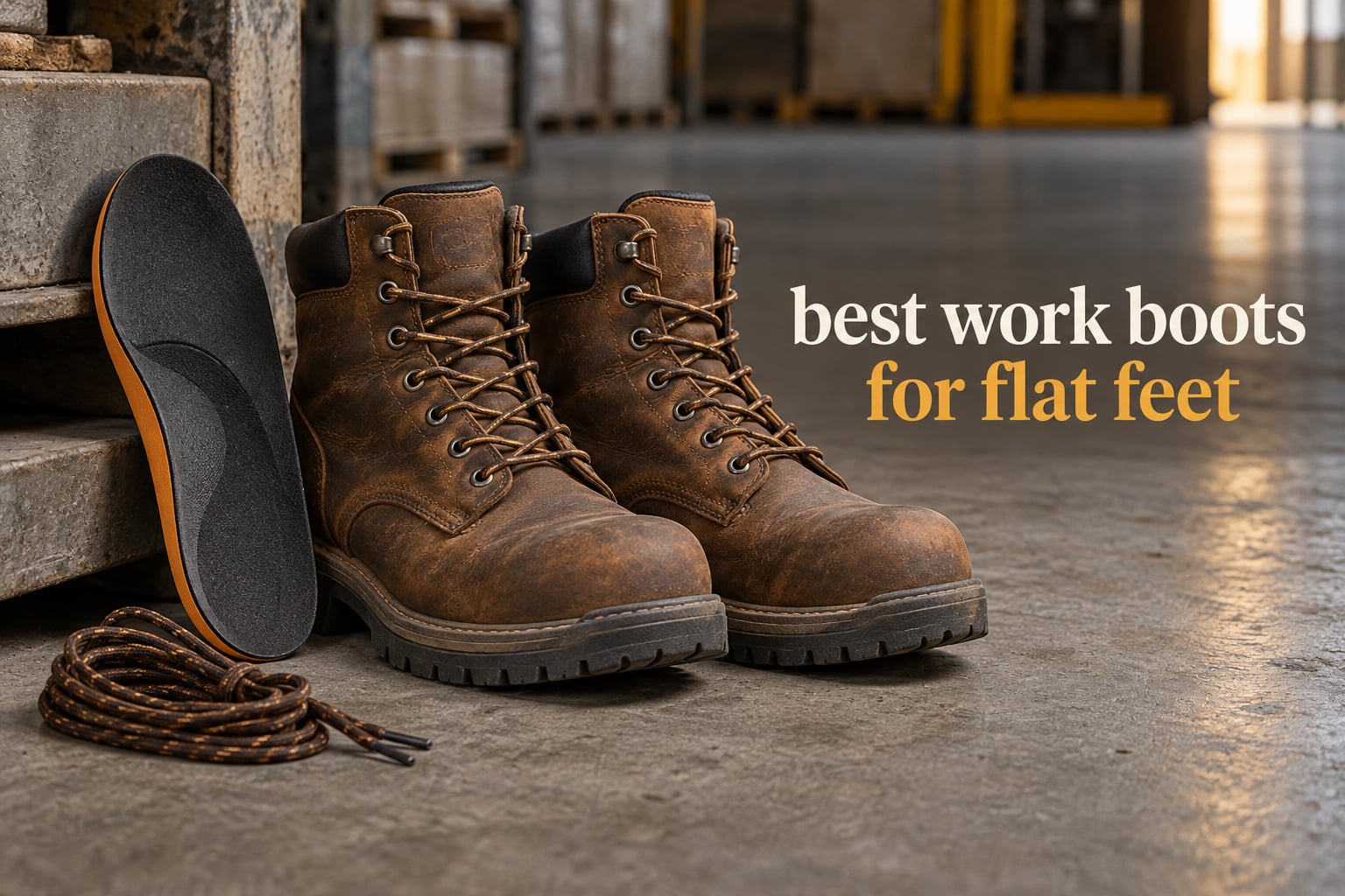 best work boots for flat feet