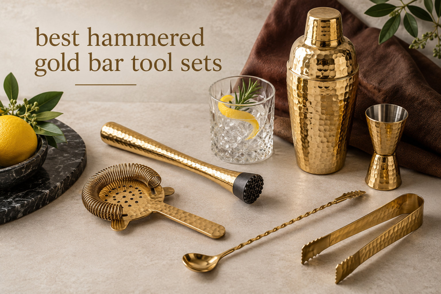 best hammered gold bar tool sets