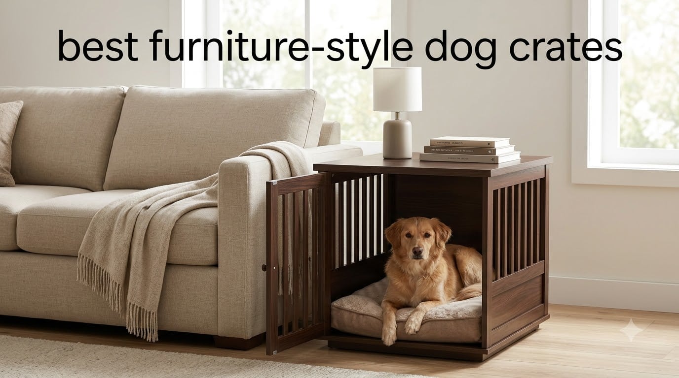 best furniture-style dog crates