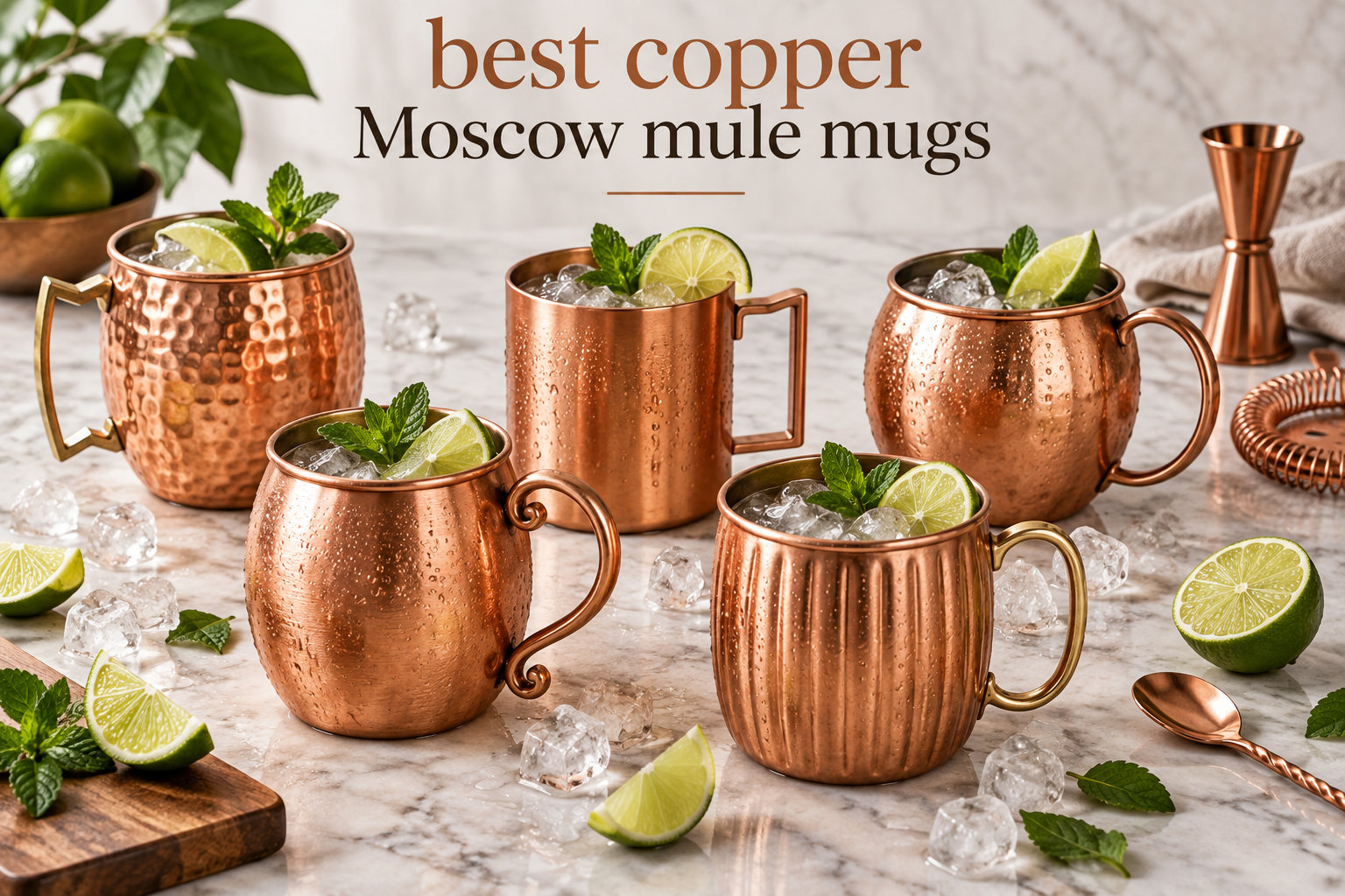 best copper Moscow mule mugs