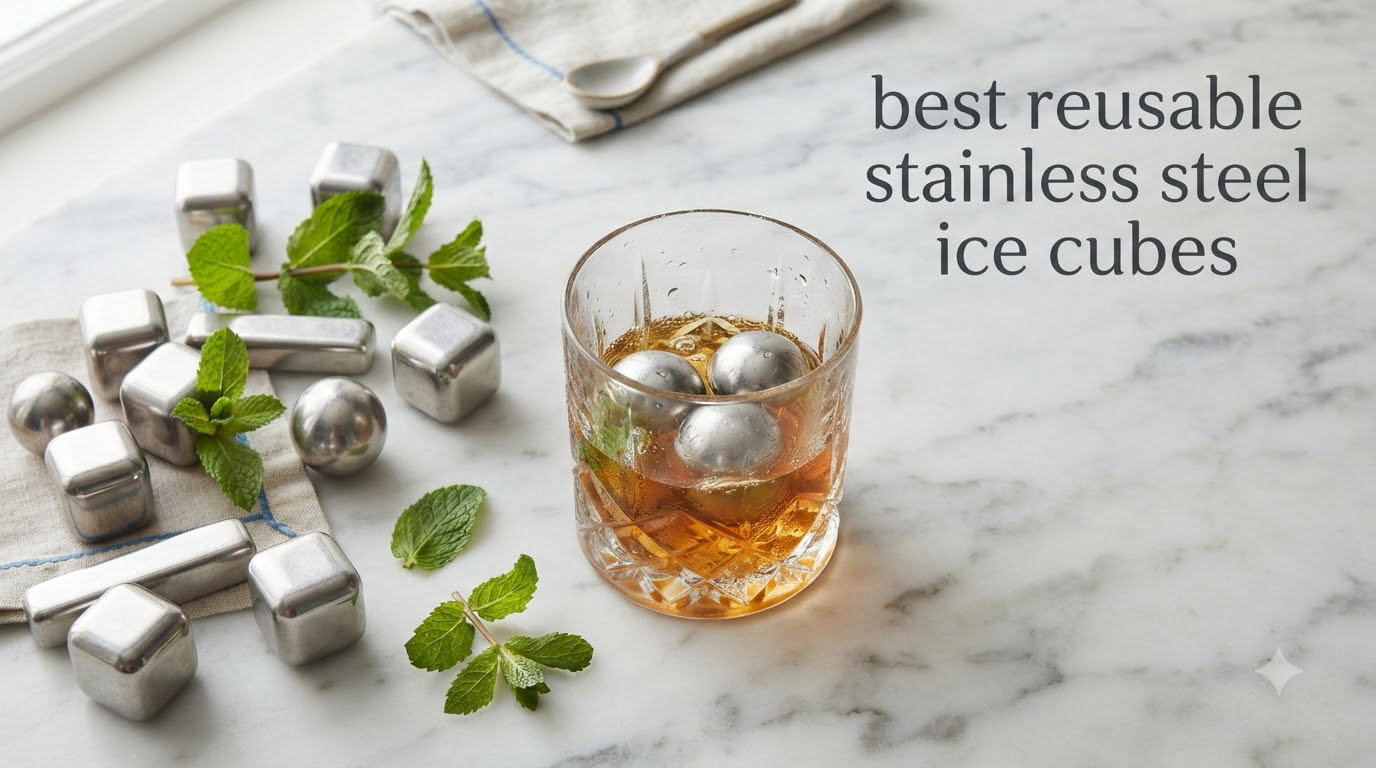best reusable stainless steel ice cubes