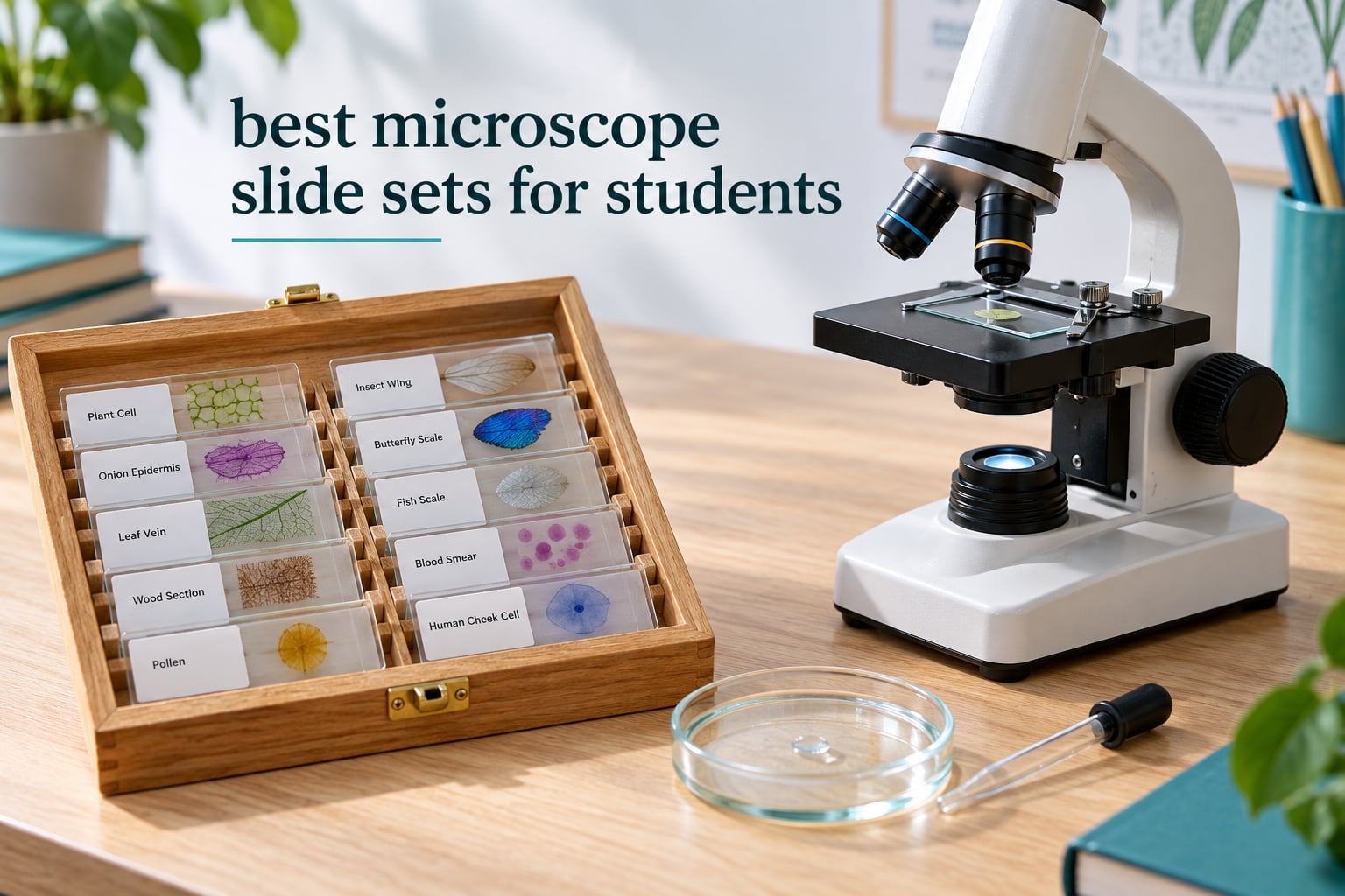 best microscope slide sets for students