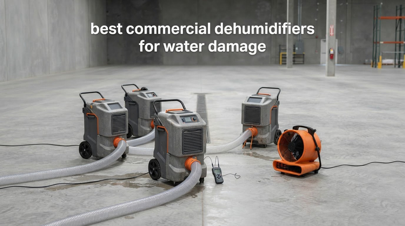 best commercial dehumidifiers for water damage