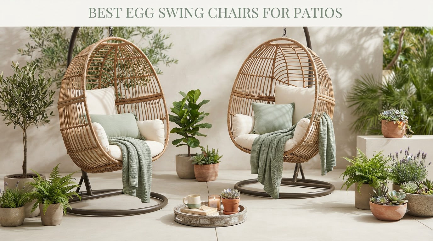 best egg swing chairs for patios